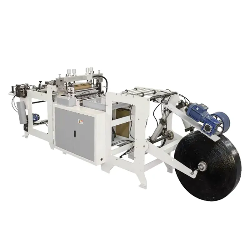 AP-700 Semi-automatic Rolling Flat Bag Making Machine（with plastic core）